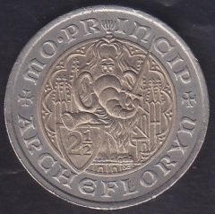 HOLLANDA 2.5 FLORİN .eski para mezat