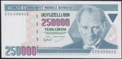 7.EMİSYON 3.TERTİP 250000 LİRA G78 699611 ÇİLALTI ÇİL