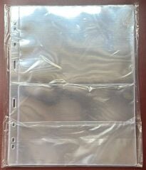 Bener Koleksiyon Kağıt Para Föyü ( Sayfası ) 2 Bölmeli - 1 Paket ( 10 Adet Föy ) Grande Boy