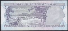 6.Emisyon 2.Tertip 5 Lira G43 191100 Çilaltı Çil