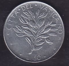 Vatikan Şehir 50 Liret 1975