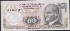 6.Emisyon 1.Tertip 50 Lira G55 126445 Çilaltı