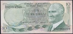 6.Emisyon 1.Tertip 10 Lira E02 064209 Çok Çok Temiz+