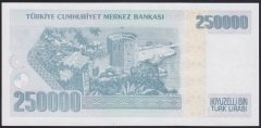 7.EMİSYON 3.TERTİP 250000 LİRA G82 184309 ÇİLALTI