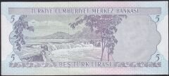 6.Emisyon 2.Tertip 5 Lira G36 404671 Çilaltı Çil