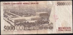 7.Emisyon 5 000 000 Lira I17 745573 Çok Temiz