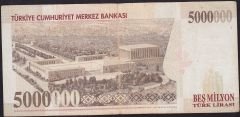 7.Emisyon 5 000 000 Lira D87 115460 Çok Temiz