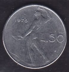 İtalya 50 Liret 1976