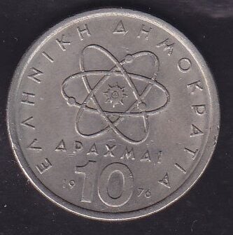 Yunanistan 10 Drahmi 1976
