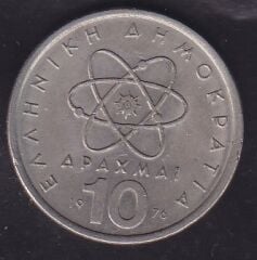 Yunanistan 10 Drahmi 1976
