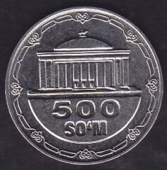Özbekistan 500 Som 2018