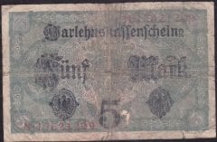 Almanya 5 Mark 1917 Temiz 8 rakamlı ( R54b )
