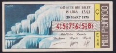 1978 29 MART ÇEYREK BİLET