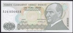 7.EMİSYON 1.TERTİP 10 LİRA A24 056833 ÇİLALTI ÇİL