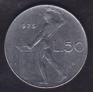 İtalya 50 Liret 1975