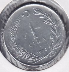 1978 Yılı 1 Lira Düz