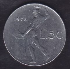 İtalya 50 Liret 1975