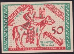 Almanya 50 Pfennig Notgeld 1921 Çil