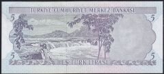 6.Emisyon 2.Tertip 5 Lira G12 461701 Çilaltı Çil