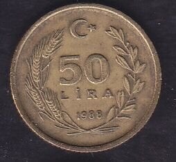 1988 Yılı 50 Lira