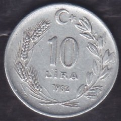 1982 Yılı 10 Lira