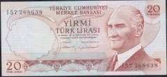 6.Emisyon 4.Tertip 20 Lira I57 268638 Çilaltı Çil