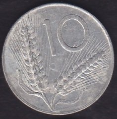 İtalya 10 Liret 1975