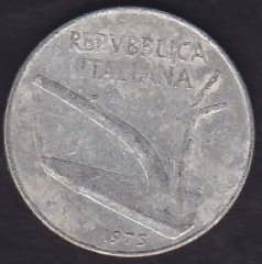 İtalya 10 Liret 1975