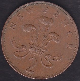 İNGİLTERE 2 PENCE 1971 eski para