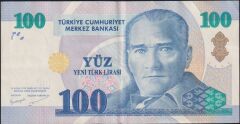 8.Emisyon 100 YTL B06 589501 Çok Temiz+