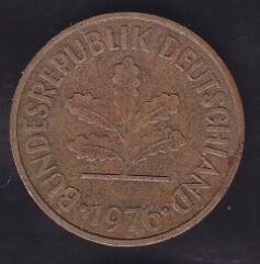 Almanya 5 Pfennig 1976 J