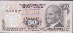 6.Emisyon 1.Tertip 50 Lira H02 333990 Çil