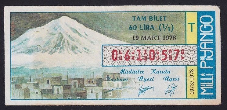 1978 19 MART TAM BİLET