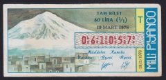 1978 19 MART TAM BİLET