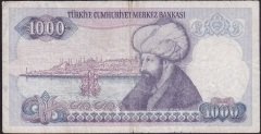 7.EMİSYON 1.TERTİP 1000 LİRA E21 675543 HALİYLE