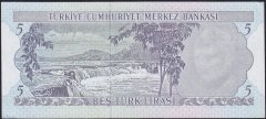 6.Emisyon 2.Tertip 5 Lira J43 282032 Çilaltı