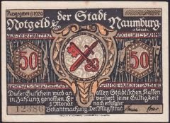 Almanya 50 Pfennig Notgeld 1920 Çilaltı Çil