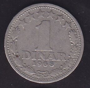 Yugoslavya 1 Dinar 1965