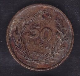 1989 Yılı 50 Lira