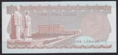 6.EMİSYON 3.TERTİP 20 LİRA F08 121597 ÇİLALTI