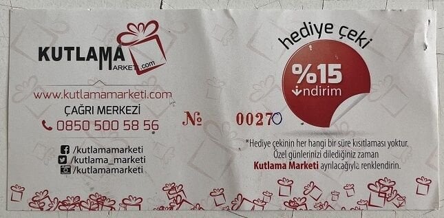 Kutlama Market İndirim Kuponu