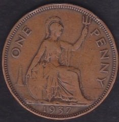 İNGİLTERE 1 PENNY 1937