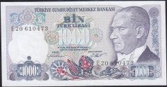 7.EMİSYON 1.TERTİP 1000 LİRA E20 610473 ÇİLALTI ÇİL