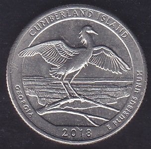 Amerika Çeyrek Dolar 2018 Hatıra Cumberland Island Georgia