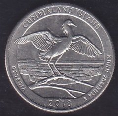 Amerika Çeyrek Dolar 2018 Hatıra Cumberland Island Georgia