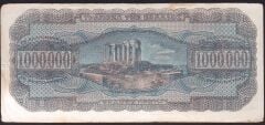 Yunanistan 1000000 Drahmi 1944 Temiz+