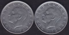 1976 Yılı 1 Lira (Ters Düz Takım)