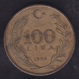 1988 Yılı 100 Lira