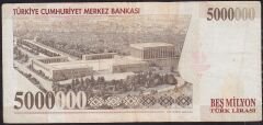 7.Emisyon 5 000 000 Lira J67 767248 Çok Temiz