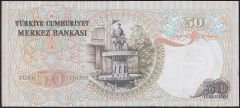 6.Emisyon 1.Tertip 50 Lira H04 154858 Çok Temiz+